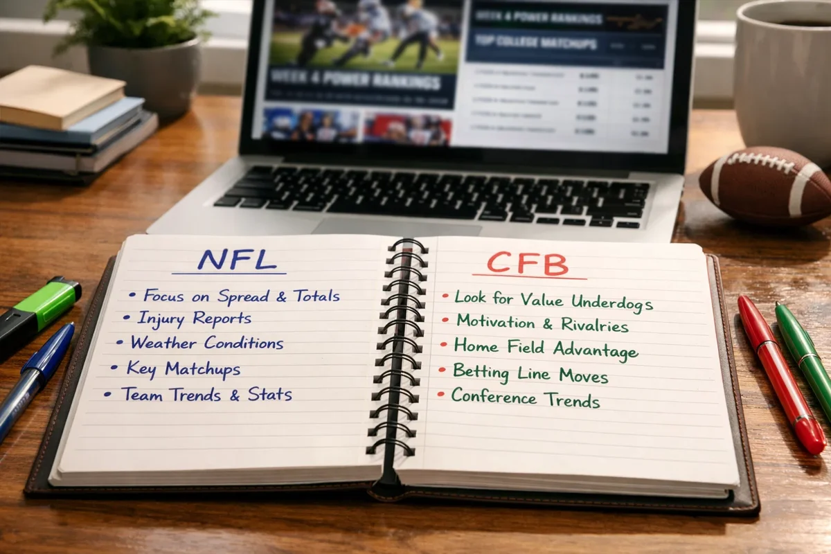 Bettor developing separate strategies for each league